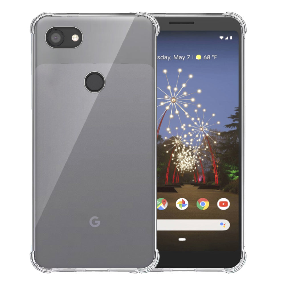 Telefoonhoesje Geschikt voor Google Pixel
  3A XL Transparant - Shockproof TPU Siliconen Case met Stootrand Doorzichtig -
  Smartphonica