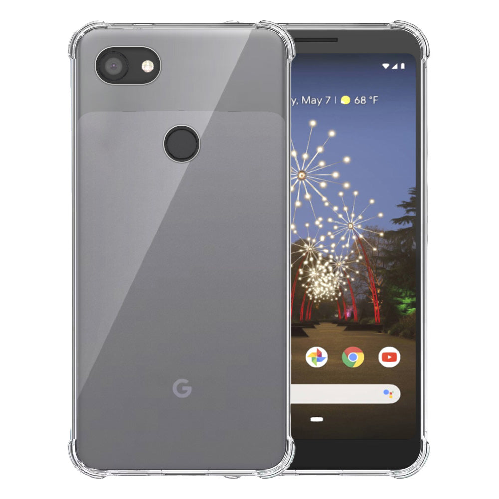 Telefoonhoesje Geschikt voor Google Pixel
  3A Transparant - Shockproof TPU Siliconen Case met Stootrand Doorzichtig -
  Smartphonica
