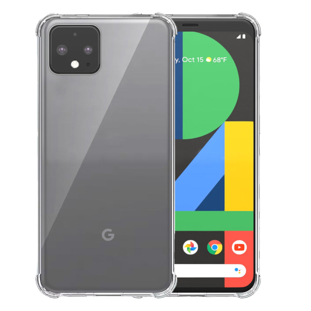 Telefoonhoesje Geschikt voor Google Pixel
  4 XL Transparant - Shockproof TPU Siliconen Case met Stootrand Doorzichtig -
  Smartphonica