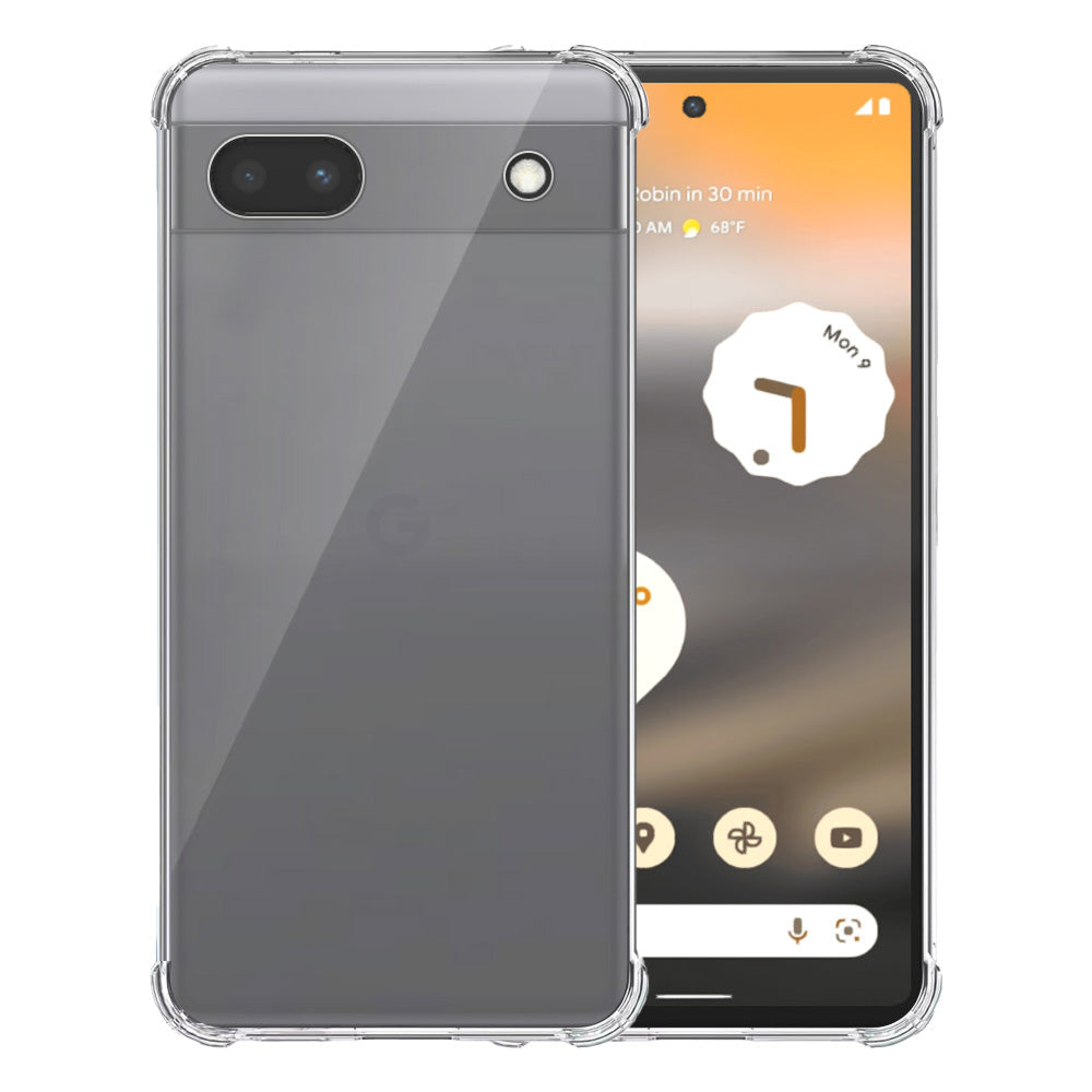 Telefoonhoesje Geschikt voor Google Pixel
  6A Transparant - Shockproof TPU Siliconen Case met Stootrand Doorzichtig -
  Smartphonica