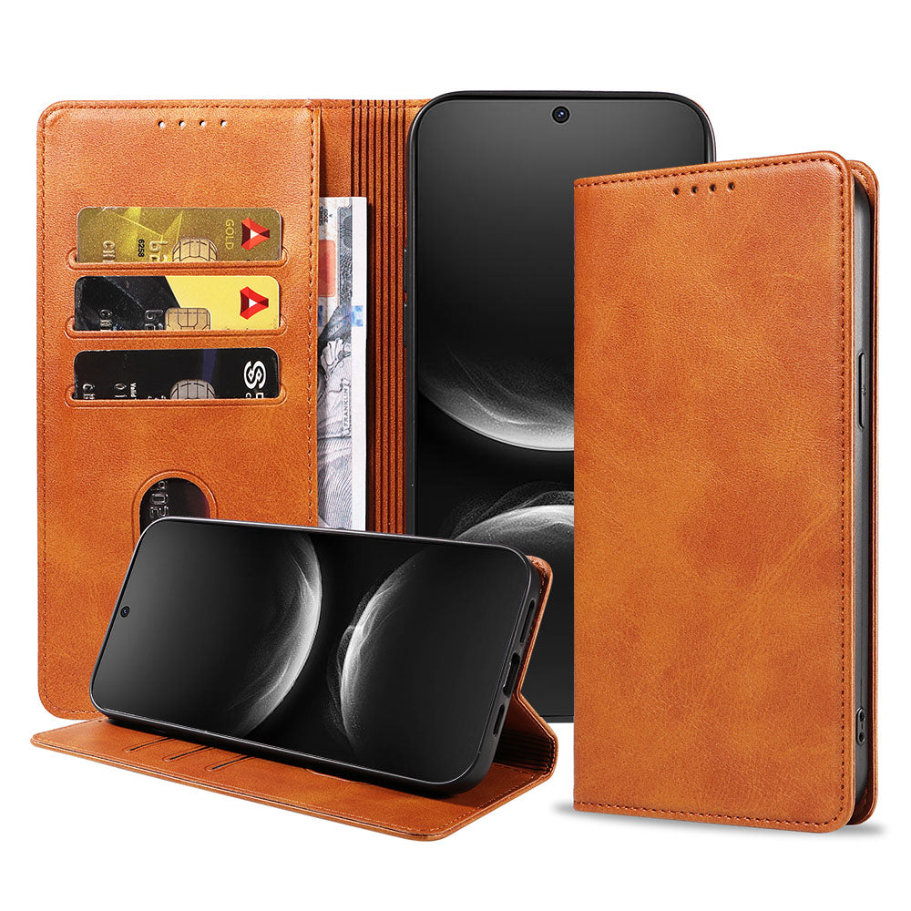 Geschikt voor Huawei
  Nova 14 Telefoonhoesje Kunstleer met Magnetische sluiting en Pasjeshouder
  Bookcase met Klepje - Walletcase with Cardslot - Bruin - Smartphonica