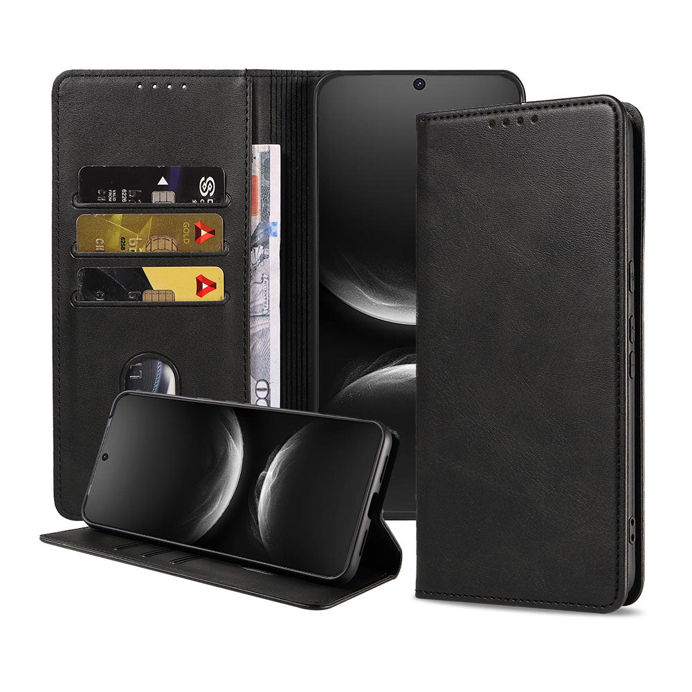 Geschikt voor Huawei
  Nova 14 Telefoonhoesje Kunstleer met Magnetische sluiting en Pasjeshouder
  Bookcase met Klepje - Walletcase with Cardslot - Zwart - Smartphonica