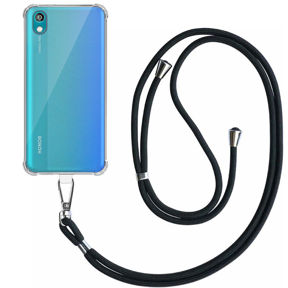 Telefoonhoesje Geschikt voor Huawei Y5
  2019 Transparant Schokbestendig met Afneembaar Universeel Telefoonkoord -
  Backcover Case Siliconen ShockProof with Lanyard