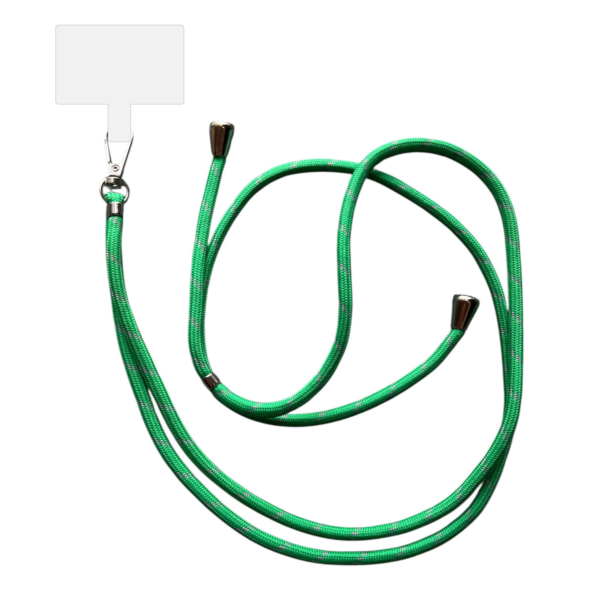 Smartphonica Telefoonkoord Universeel -
  verstelbaar afneembaar koord voor mobiele telefoon - 150 CM - Telefoonketting
  Groen