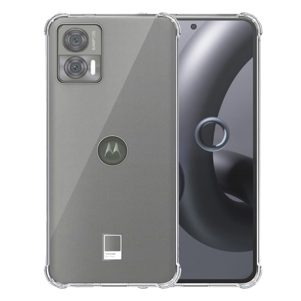Telefoonhoesje Geschikt voor Motorola
  Edge 30 Neo Transparant - Shockproof TPU Siliconen Case met Stootrand
  Doorzichtig - Smartphonica