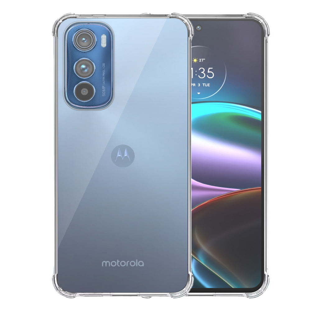 Telefoonhoesje
  Geschikt voor Motorola Edge 30 Transparant - Shockproof TPU Siliconen Case
  met Stootrand Doorzichtig - Smartphonica