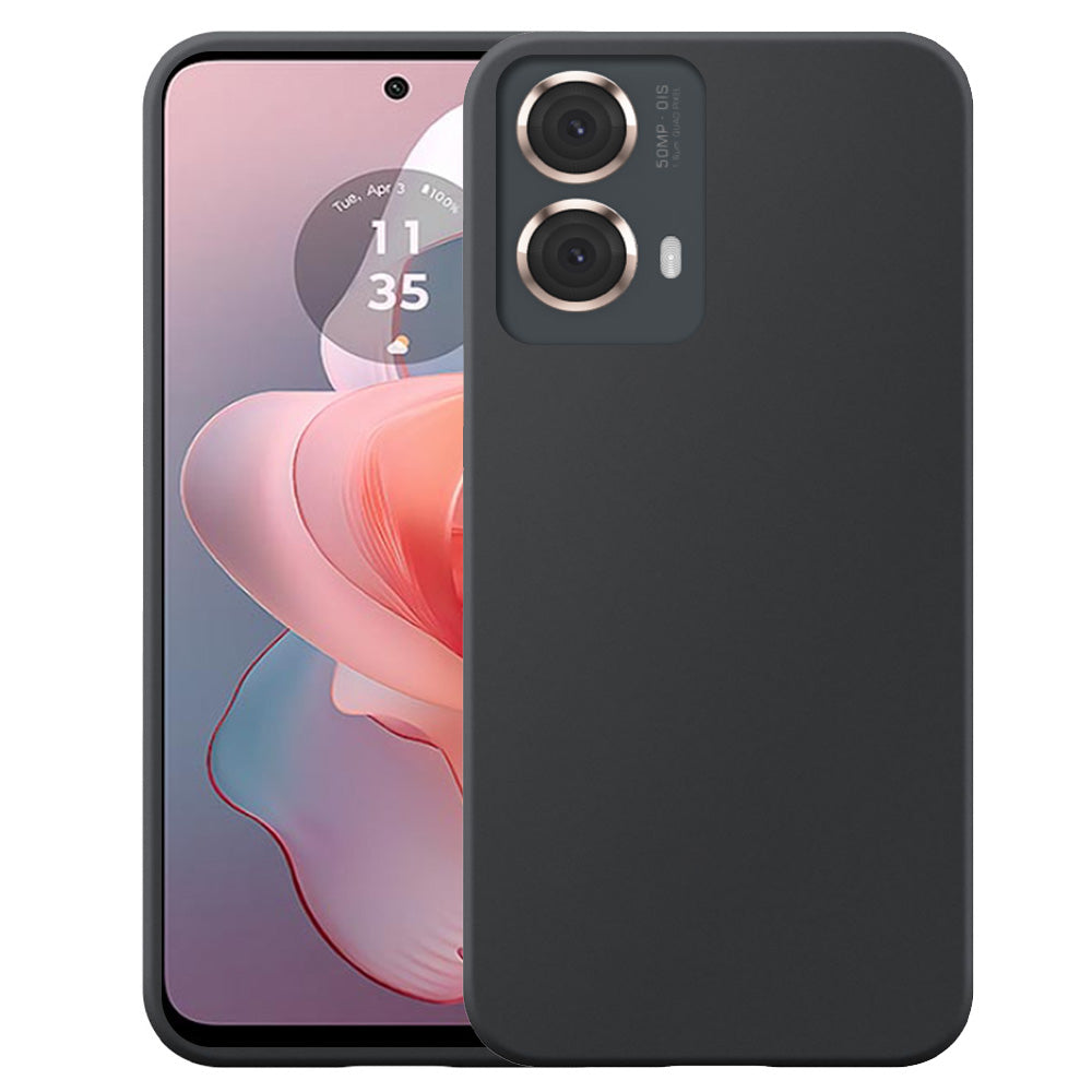 Geschikt voor Motorola Moto G Power 2024
  Telefoonhoesje Flexibel Siliconen TPU hoesje - Flexible Back Cover Case
  Siliconen TPU - Zwart - Smartphonica