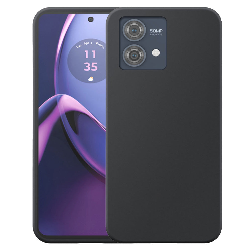 Geschikt voor Motorola Moto G84
  Telefoonhoesje Flexibel Siliconen TPU hoesje - Flexible Back Cover Case
  Siliconen TPU - Zwart - Smartphonica