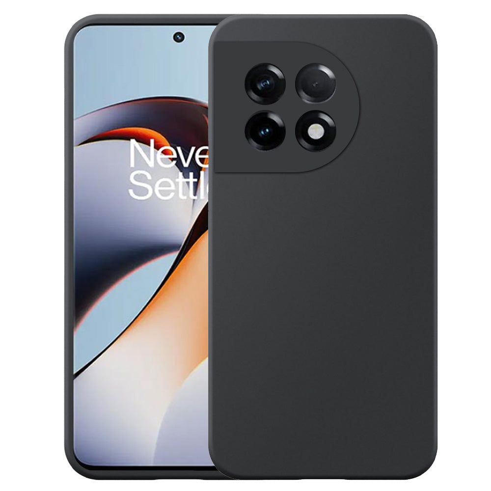 Geschikt voor OnePlus 11R Telefoonhoesje
  Flexibel Siliconen TPU hoesje - Flexible Back Cover Case Siliconen TPU -
  Zwart - Smartphonica