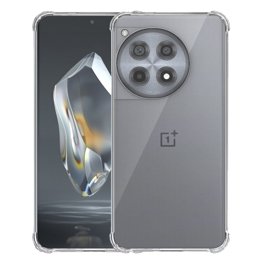 Geschikt voor OnePlus 12 Telefoonhoesje
  Transparant met Stootrand - Clear Case Shockproof TPU Siliconen Back Cover
  Case Doorzichtig - Smartphonica