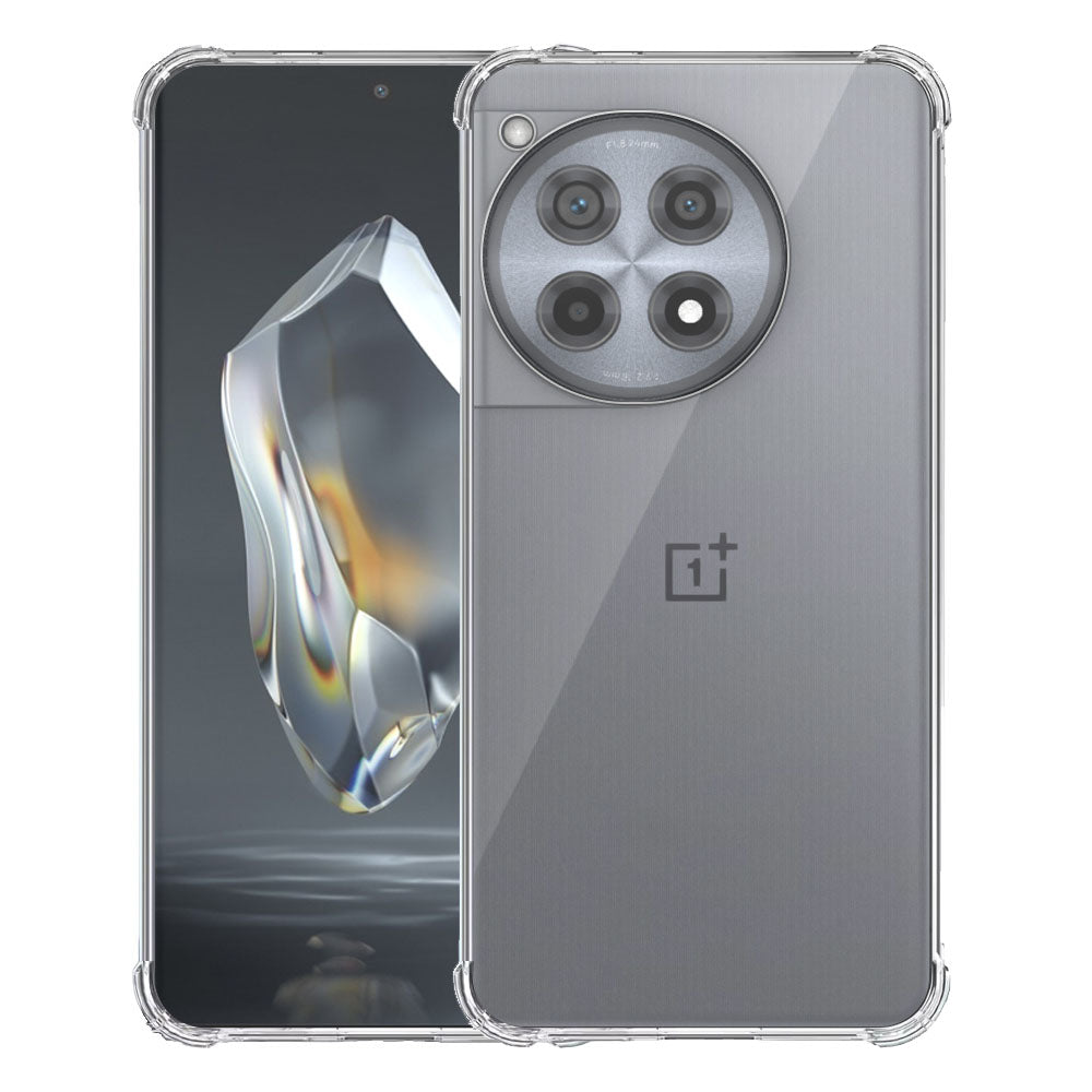 Geschikt voor OnePlus 12R Telefoonhoesje
  Transparant met Stootrand - Clear Case Shockproof TPU Siliconen Back Cover
  Case Doorzichtig - Smartphonica