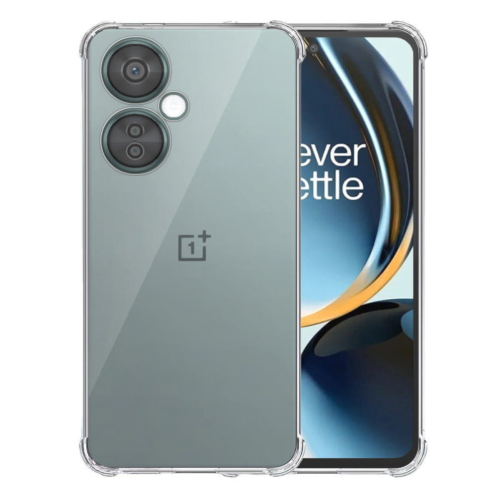 Telefoonhoesje Geschikt voor OnePlus Nord
  CE 3 Lite Transparant - Shockproof TPU Siliconen Case met Stootrand
  Doorzichtig - Smartphonica