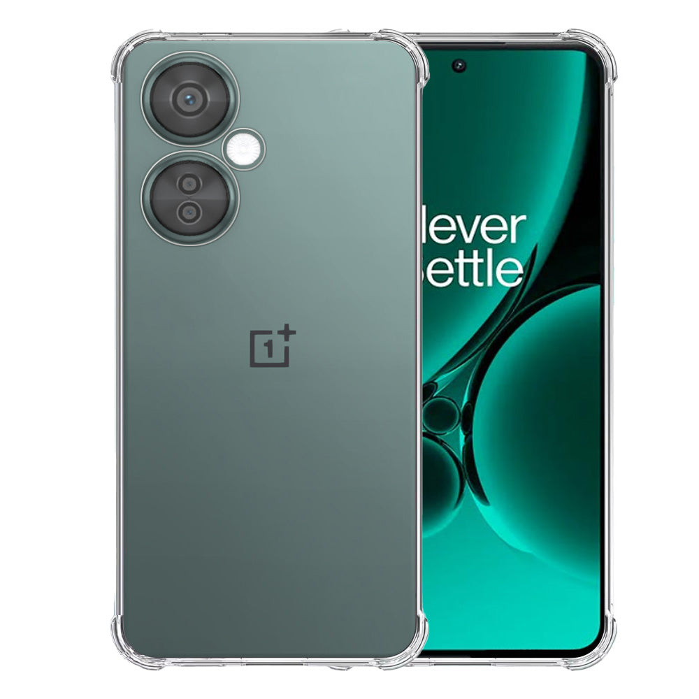 Telefoonhoesje Geschikt voor OnePlus Nord
  CE 3 Transparant - Shockproof TPU Siliconen Case met Stootrand Doorzichtig -
  Smartphonica