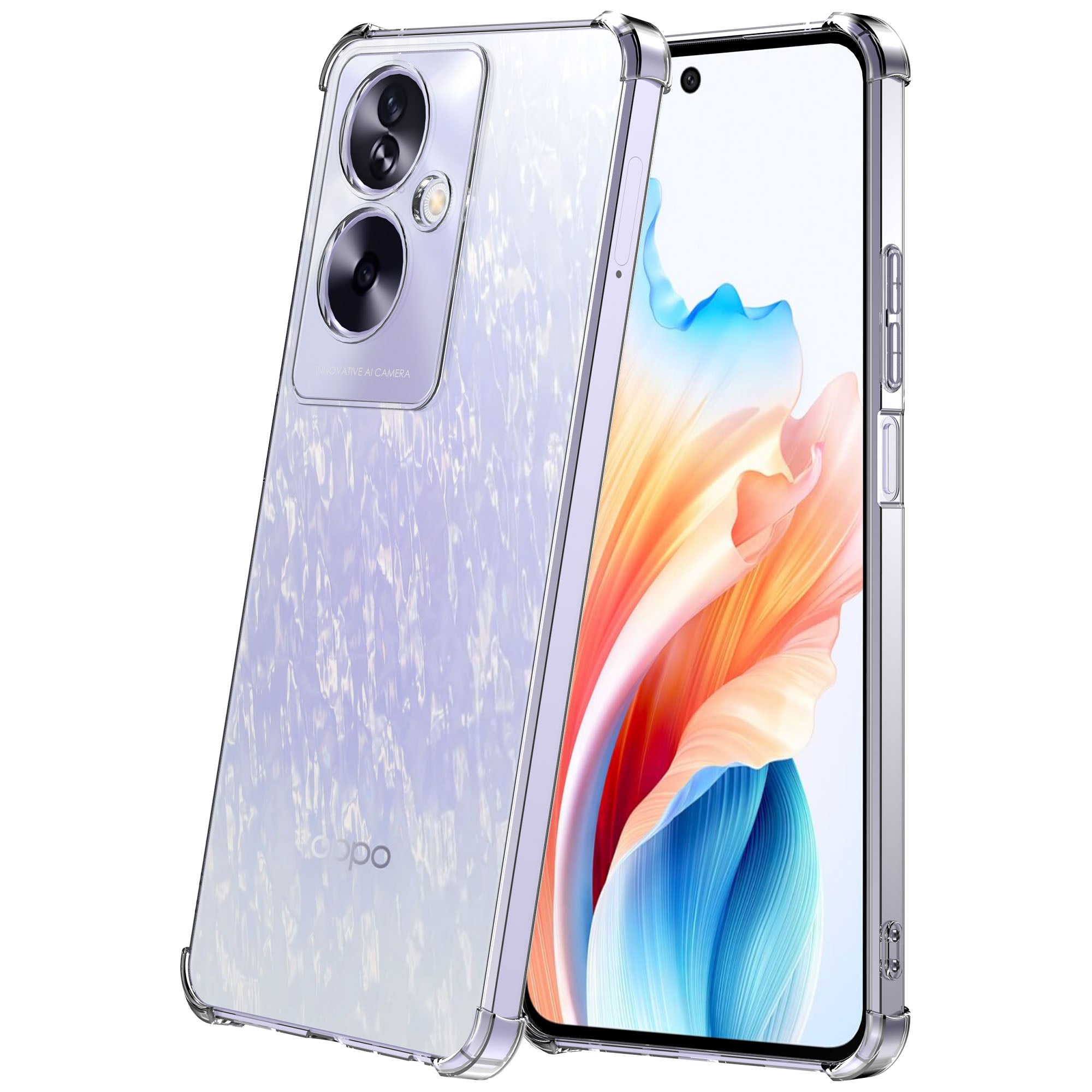 Geschikt voor Oppo A2 / A79
  Telefoonhoesje Transparant met Stootrand - Clear Case Shockproof TPU
  Siliconen Back Cover Case Doorzichtig - Smartphonica
