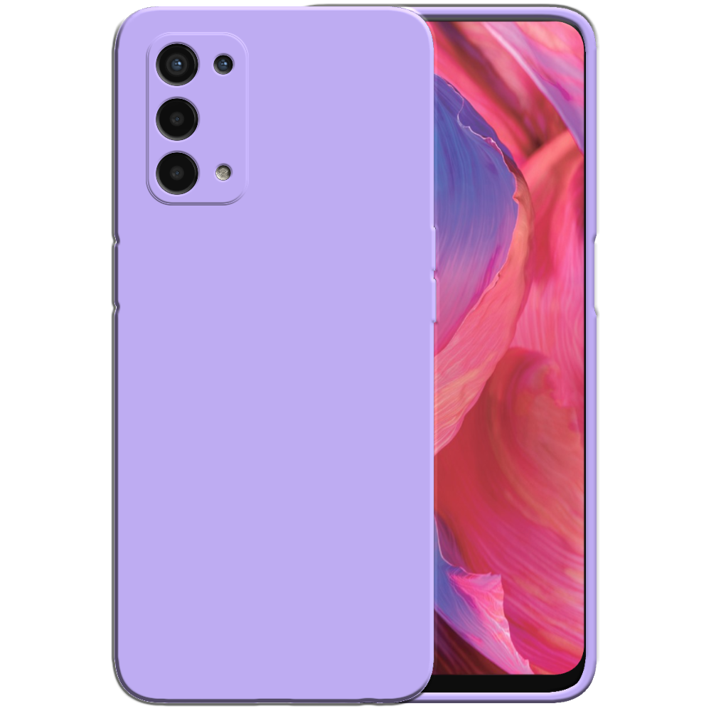 Siliconen hoesje voor OPPO A54 5G case
  met zachte binnenkant - Paars