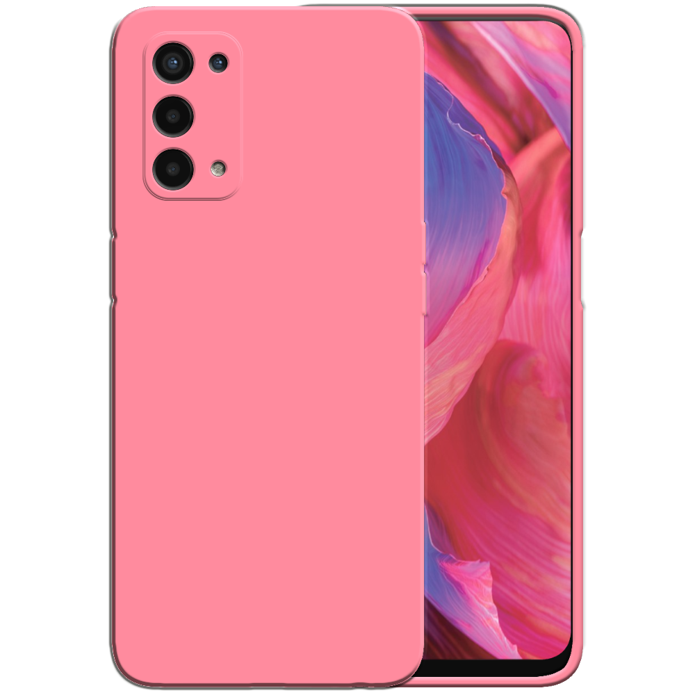 Siliconen hoesje voor OPPO A54 5G case
  met zachte binnenkant - Roze
