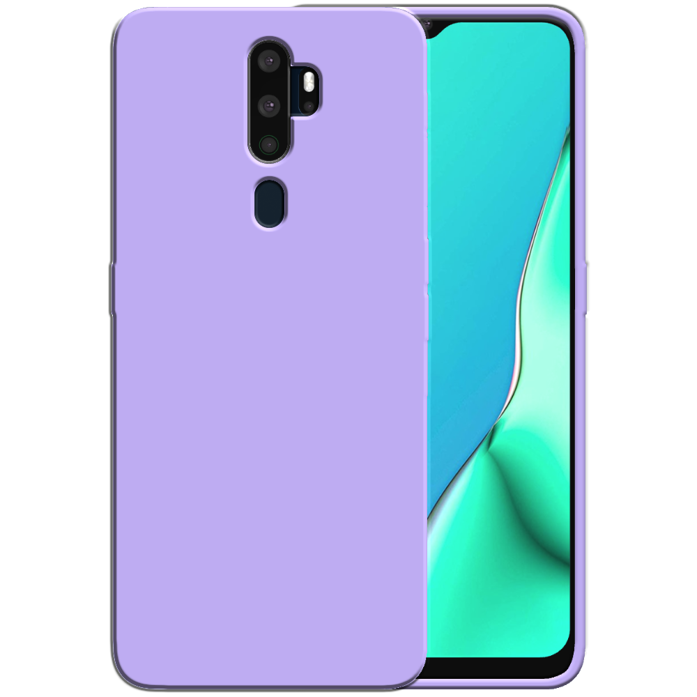 Siliconen hoesje voor OPPO A9 2020 case  met zachte binnenkant - Paars