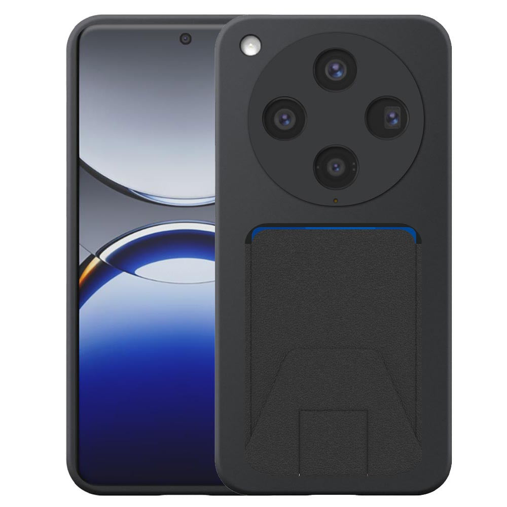 Geschikt voor Oppo Find X8 Pro
  Telefoonhoesje met Verstelbare Leren Pasjeshouder - Flexible Back Cover Case
  Siliconen TPU with Adjustable Leather Cardslot - Zwart - Smartphonica