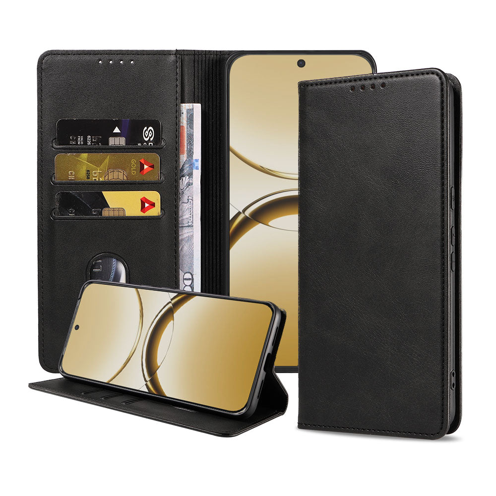 Geschikt voor Oppo Find X8 Telefoonhoesje
  Kunstleer met Magnetische sluiting en Pasjeshouder Bookcase met Klepje -
  Walletcase with Cardslot - Zwart - Smartphonica
