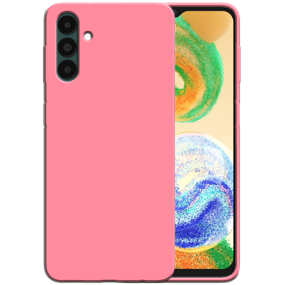 Siliconen hoesje voor Samsung Galaxy A04s
  / A13 5G case met zachte binnenkant - Roze