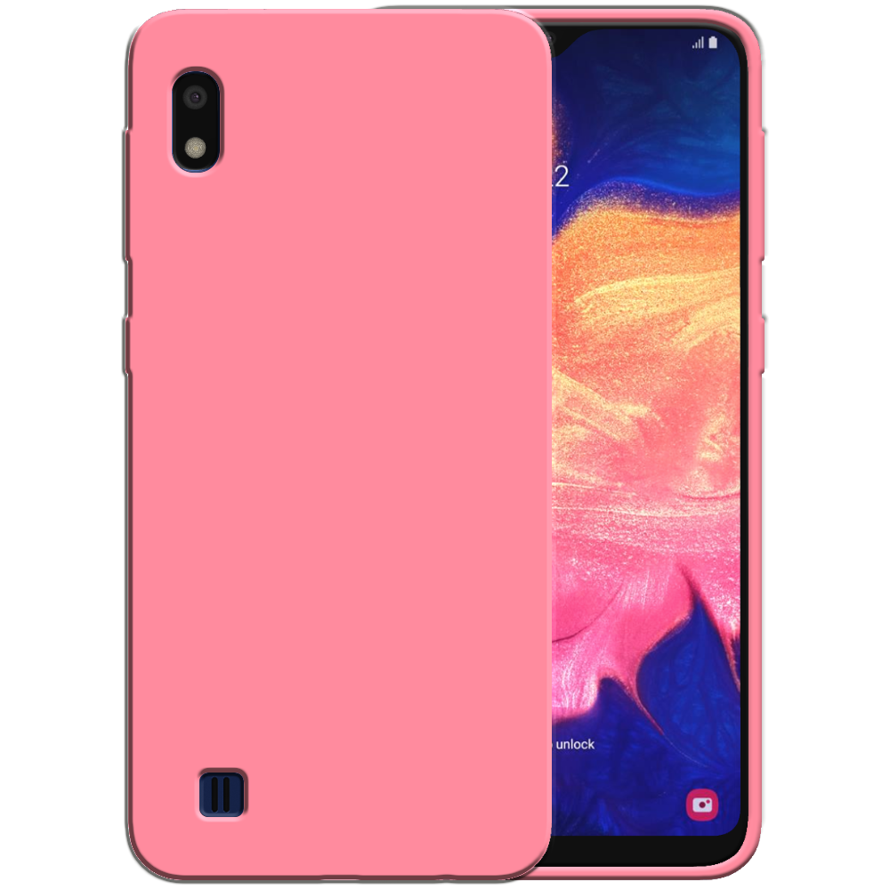 Siliconen hoesje voor Samsung Galaxy A10
  case met zachte binnenkant - Roze