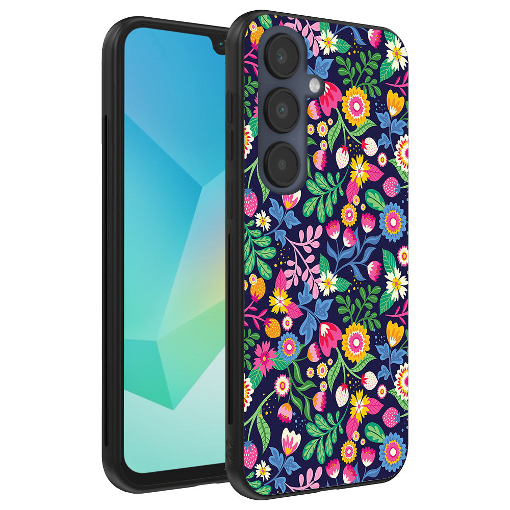 Telefoonhoesje
  Geschikt voor Samsung Galaxy A16 met bloemen opdruk - TPU backcover case
  flower design