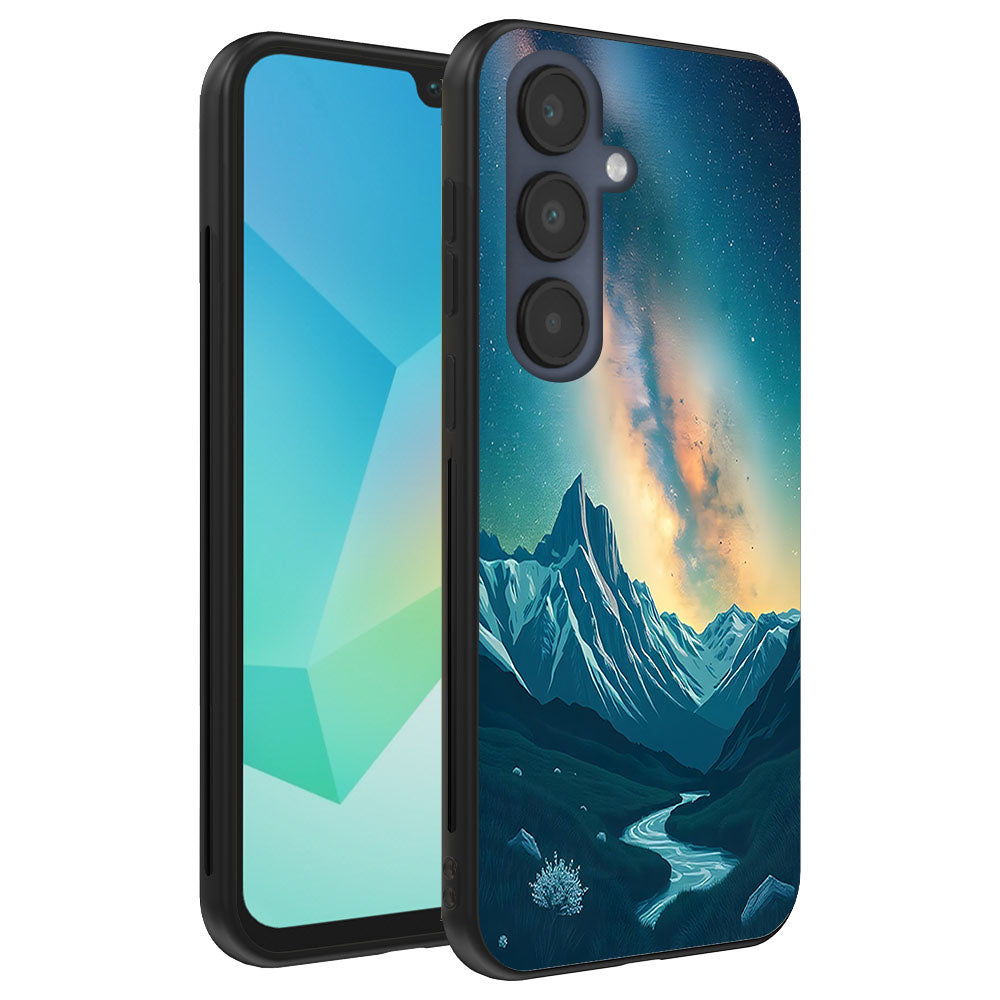 Telefoonhoesje
  Geschikt voor Samsung Galaxy A16 met Sterrenhemel Opdruk - TPU Backcover Case
  With Space And Milkyway Design