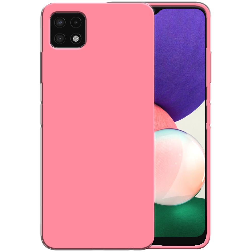 Siliconen hoesje voor Samsung Galaxy A22
  5G case met zachte binnenkant - Roze