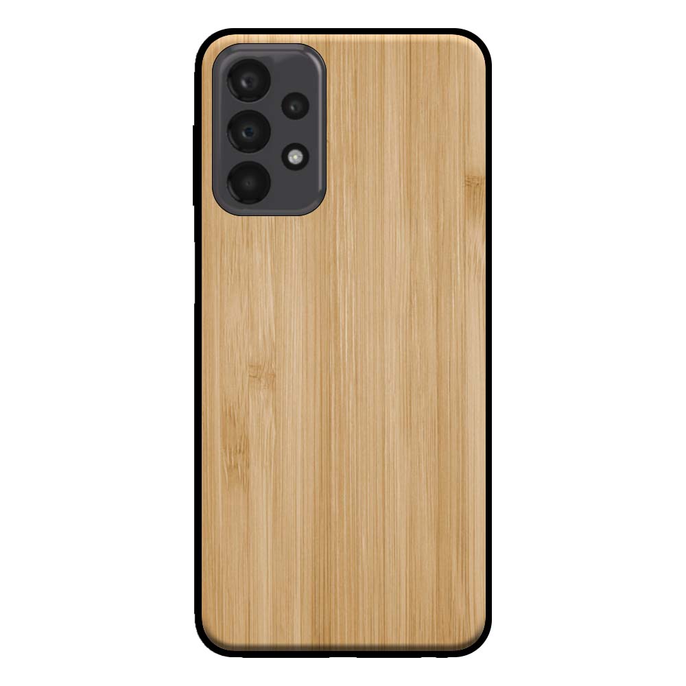 Telefoonhoesje voor Samsung Galaxy A23 5G
  met houten look - backcover bamboo kunsthout hoesje - Bruin