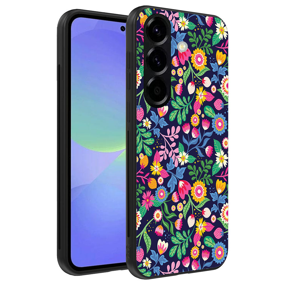 Telefoonhoesje
  Geschikt voor Samsung Galaxy A36 met bloemen opdruk - TPU backcover case
  flower design