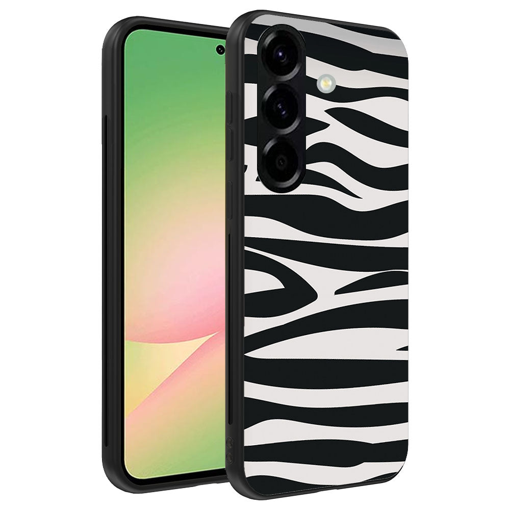 Telefoonhoesje
  Geschikt voor Samsung Galaxy A56 met zebra opdruk - TPU backcover case zebra
  design - Zwart Wit