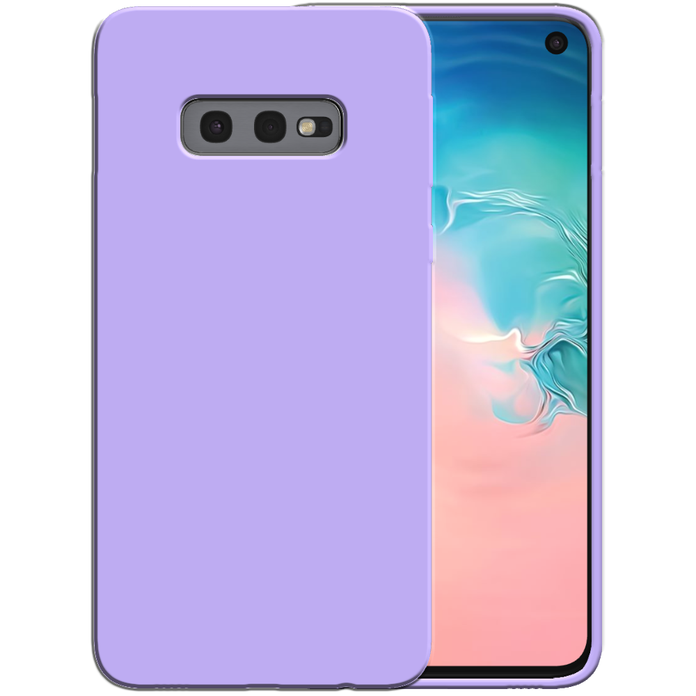 Siliconen hoesje voor Samsung Galaxy S10E
  case met zachte binnenkant - Paars