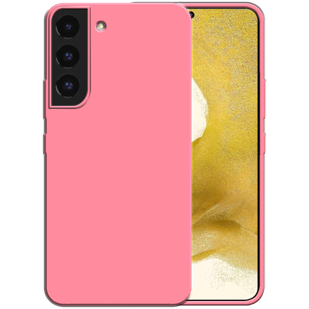 Siliconen hoesje voor Samsung Galaxy S22
  case met zachte binnenkant - Roze