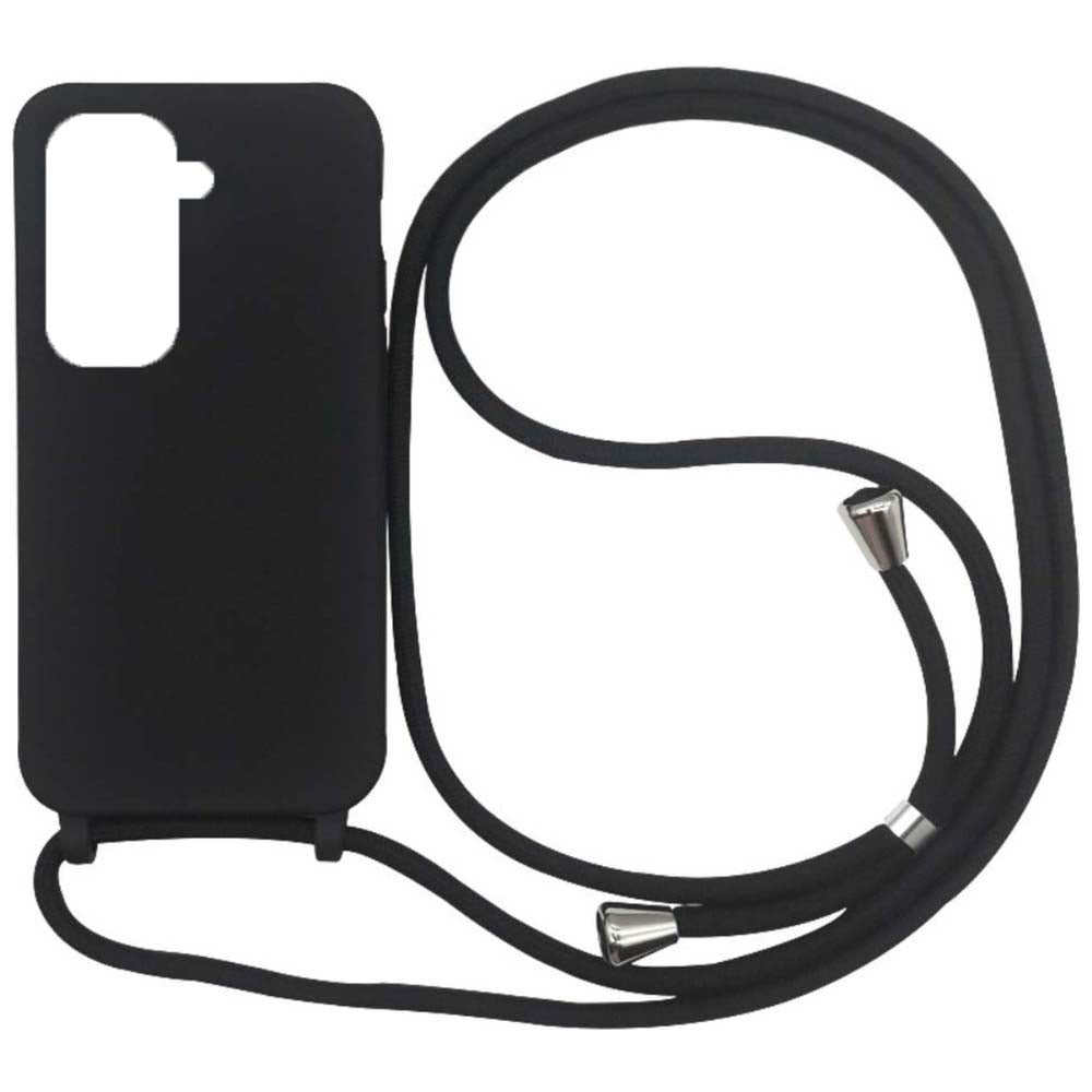 Samsung Galaxy S23 hoesje met koord -
  Zwart
