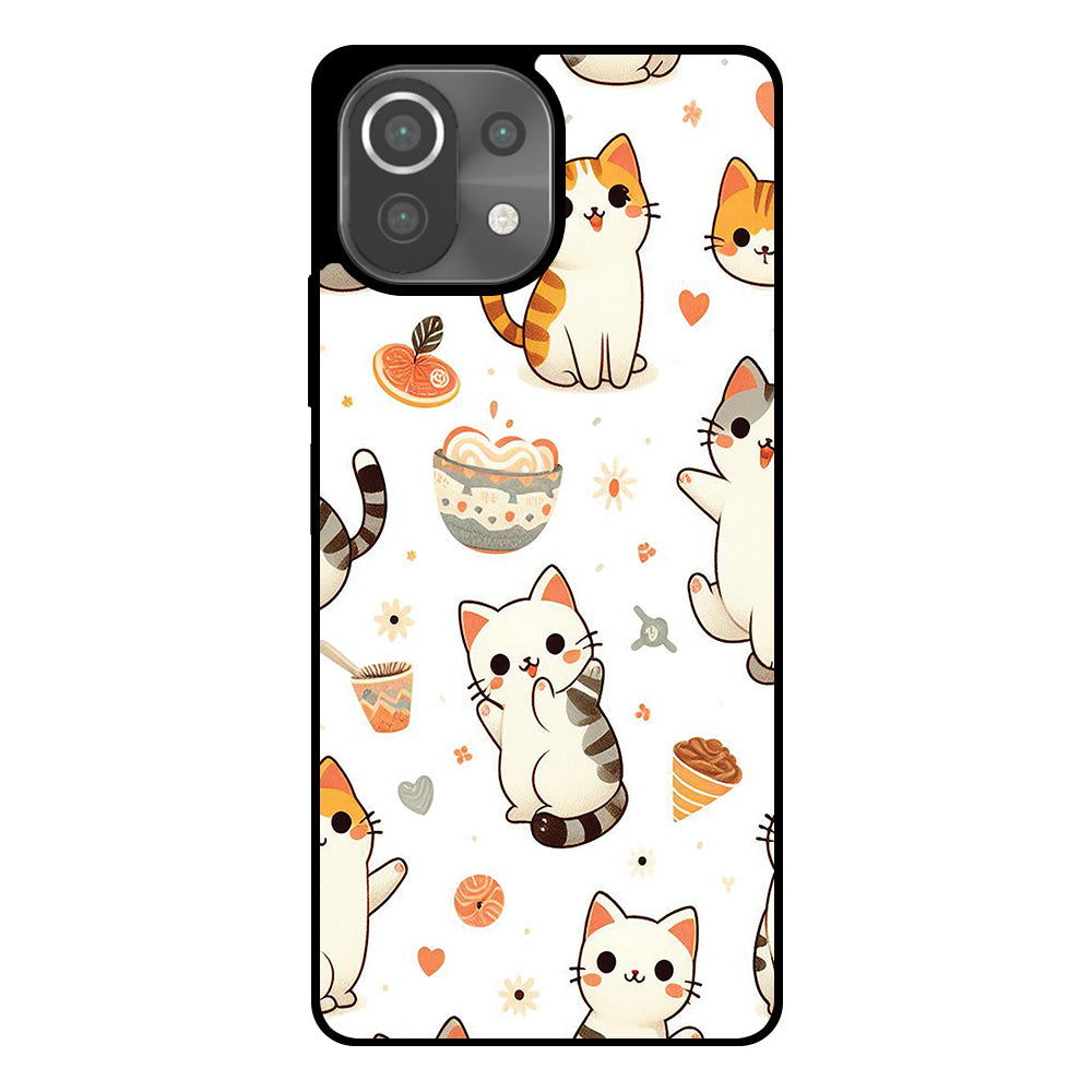 Telefoonhoesje
  Geschikt voor Xiaomi 11 Lite met katten opdruk - TPU backcover case cat
  design