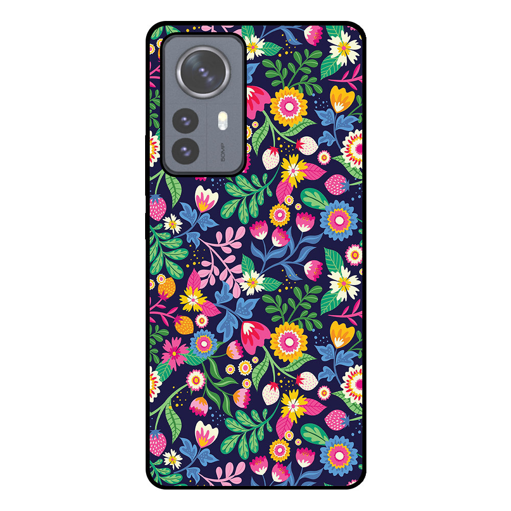 Telefoonhoesje
  Geschikt voor Xiaomi 12 Pro met bloemen opdruk - TPU backcover case flower
  design