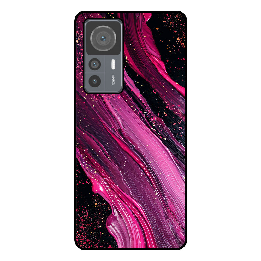 Telefoonhoesje
  Geschikt voor Xiaomi 12T / 12T Pro met marmer opdruk - TPU backcover case
  marble design - Paars Roze