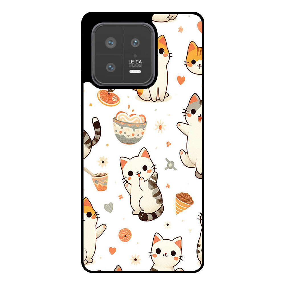 Telefoonhoesje
  Geschikt voor Xiaomi 13 met katten opdruk - TPU backcover case cat design