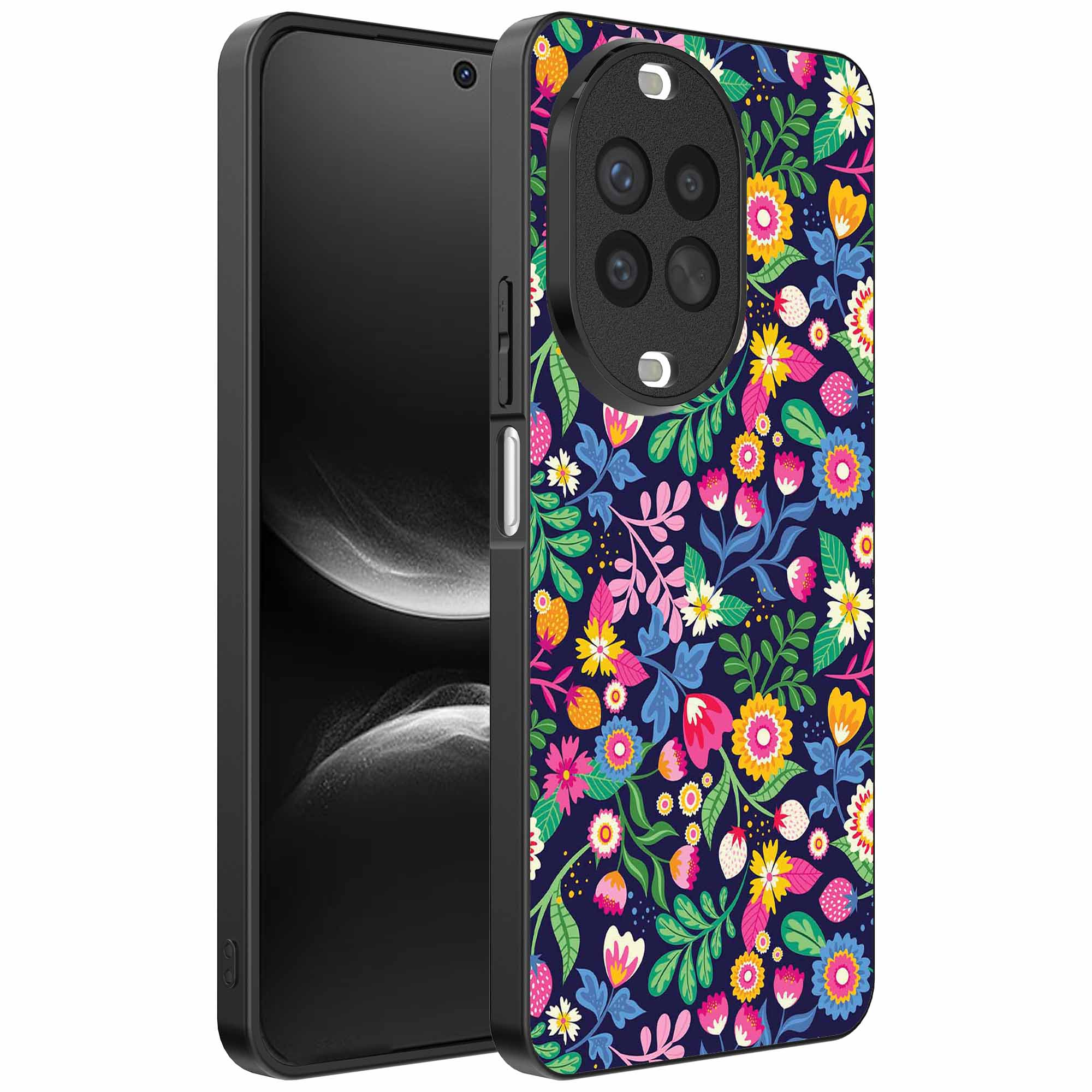Geschikt voor
  Huawei Nova 14 Telefoonhoesje met bloemen opdruk - TPU backcover case flower
  design - Smartphonica