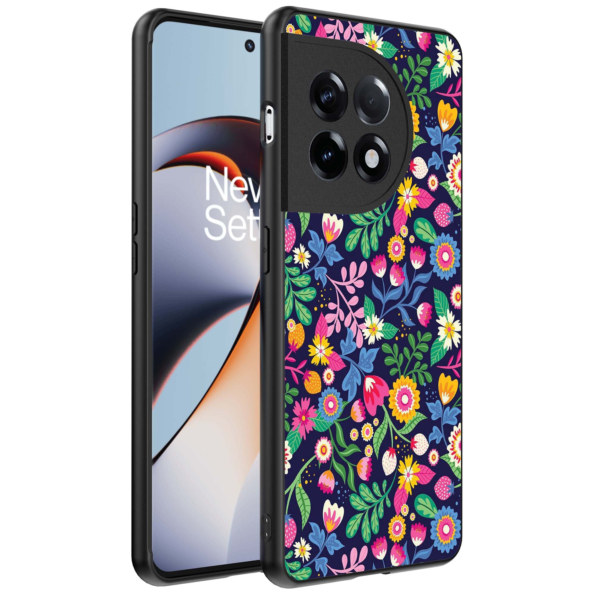 Telefoonhoesje
  Geschikt voor OnePlus 11R met bloemen opdruk - TPU backcover case flower
  design