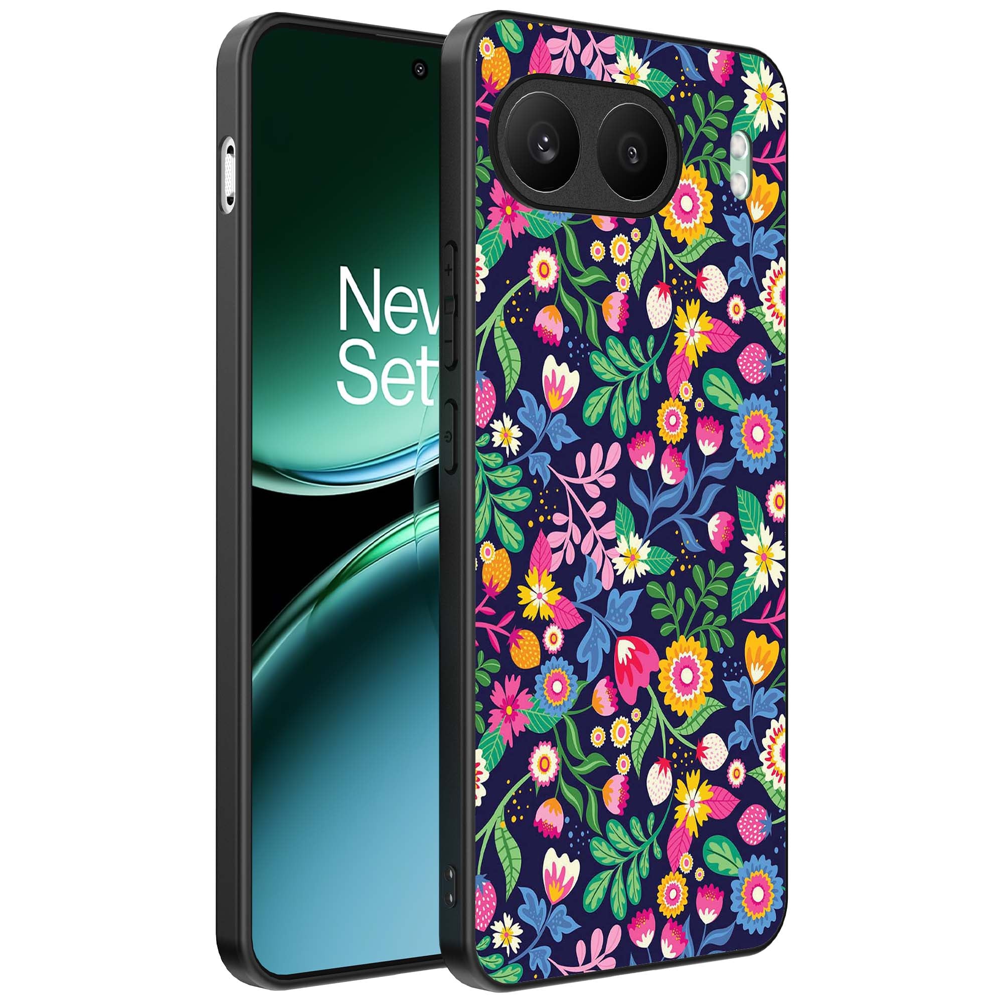 Telefoonhoesje
  Geschikt voor OnePlus Nord 4 met bloemen opdruk - TPU backcover case flower
  design