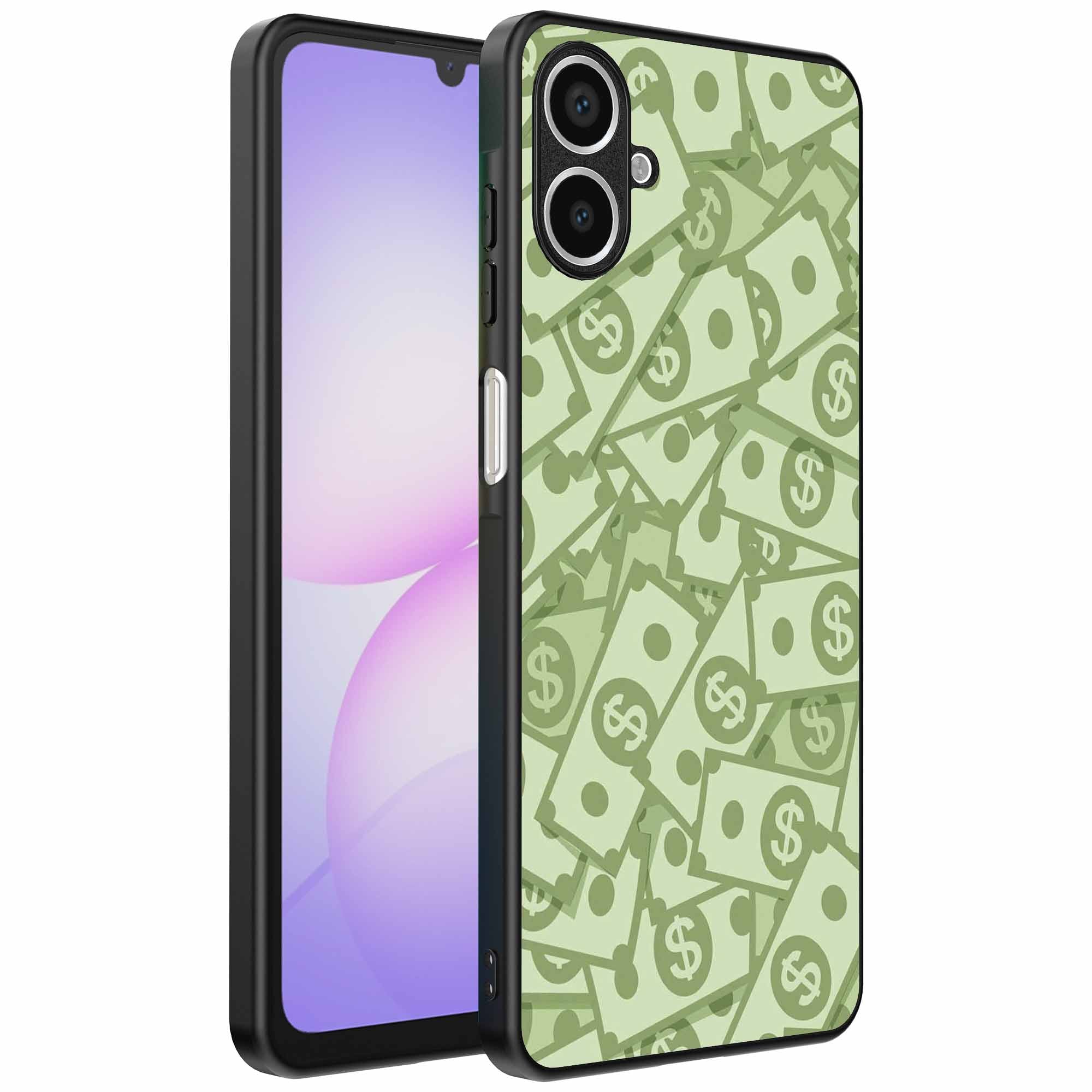 Geschikt voor
  Samsung Galaxy A07 Telefoonhoesje met Geld Opdruk - TPU Backcover Case With
  Money Design - Smartphonica