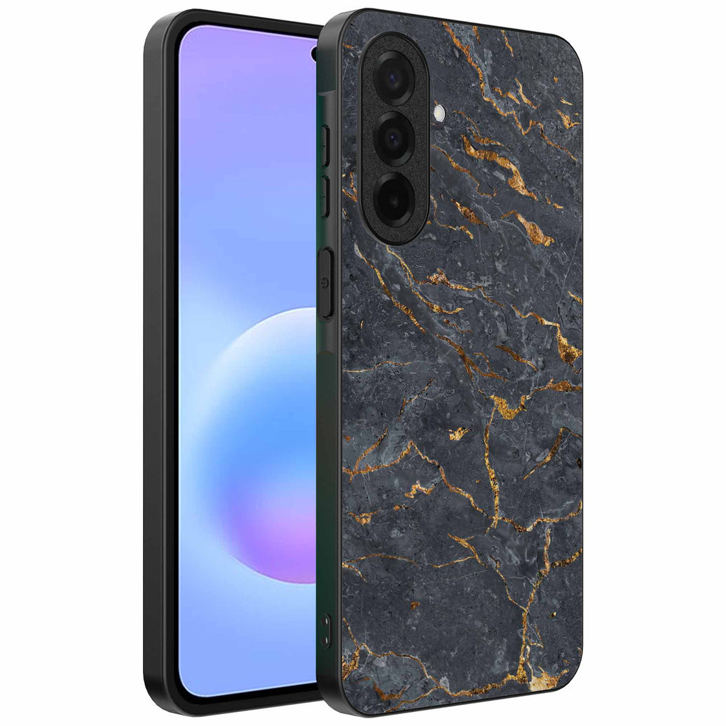 Geschikt voor
  Samsung Galaxy A57 Telefoonhoesje met Grijs Goud Marmer Opdruk - TPU
  Backcover Case Grey Gold Marble Design - Grijs Goud - Smartphonica