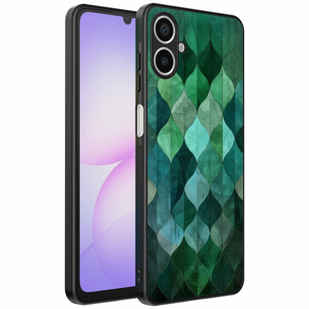 Geschikt voor
  Samsung Galaxy A07 Telefoonhoesje met Groene Bladeren Opdruk - TPU Backcover
  Case Green Leafs Design - Groen - Smartphonica