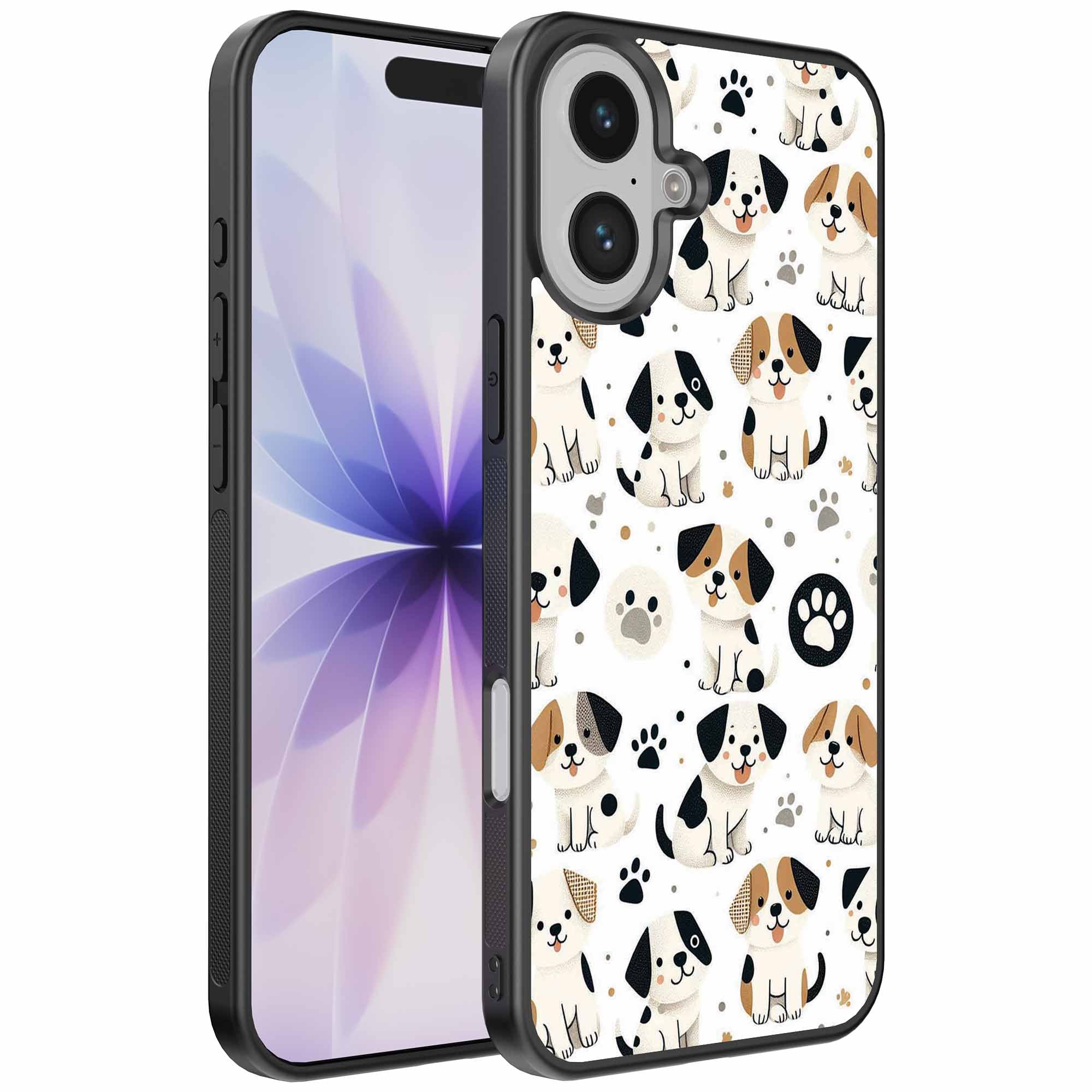 Geschikt voor
  iPhone 17 Telefoonhoesje met honden opdruk - TPU backcover case dog design -
  Smartphonica