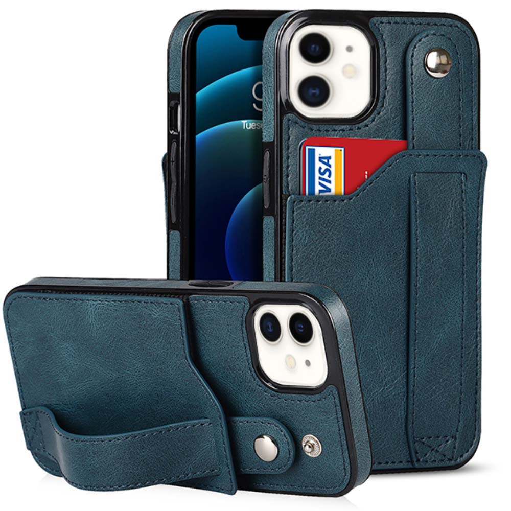 Leren
  Hoesje Met Pashouder voor iPhone 11 - Blauw