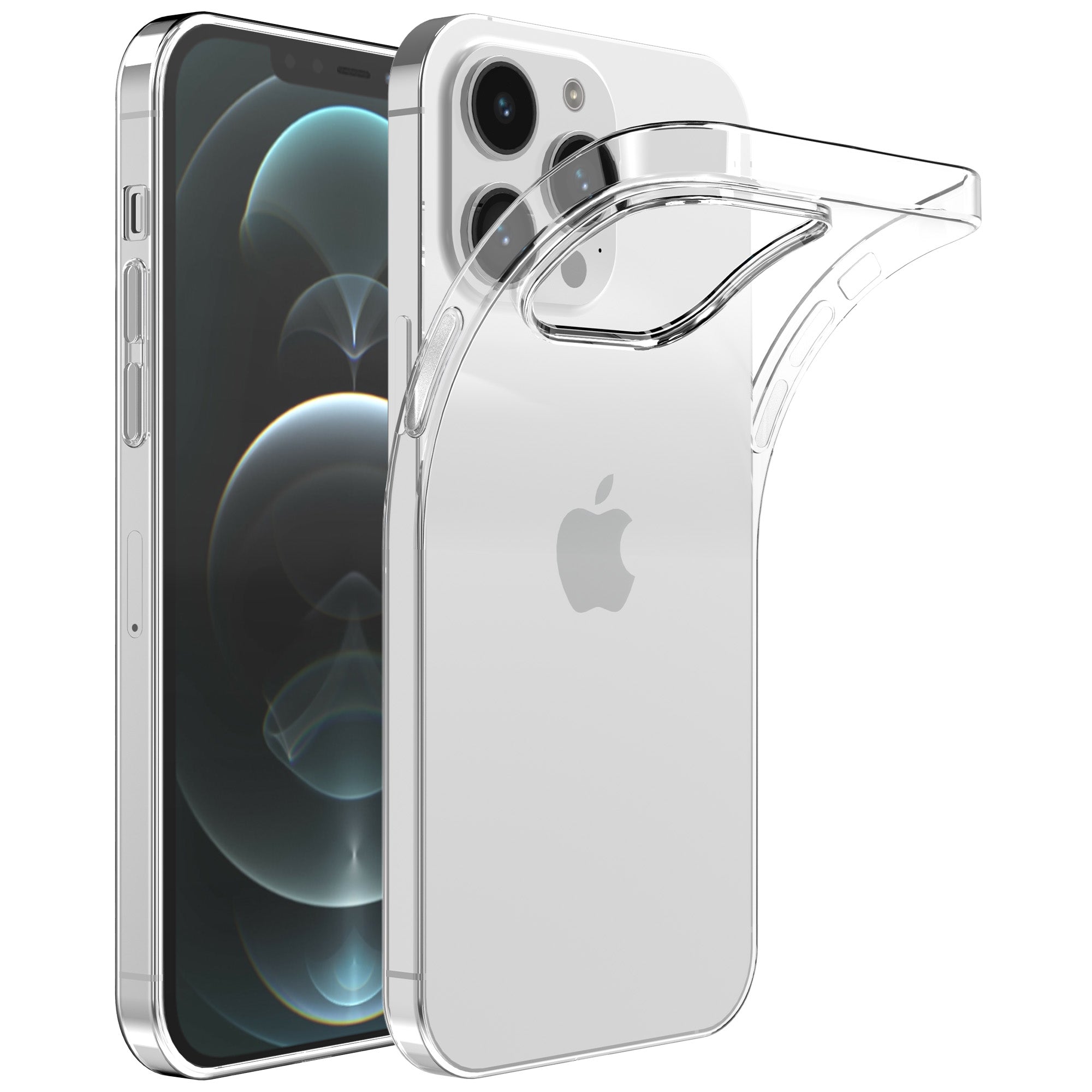 Telefoonhoesje Geschikt voor
  iPhone 12/12 Pro Transparant Siliconen - Doorzichtig Clear Case Back Cover