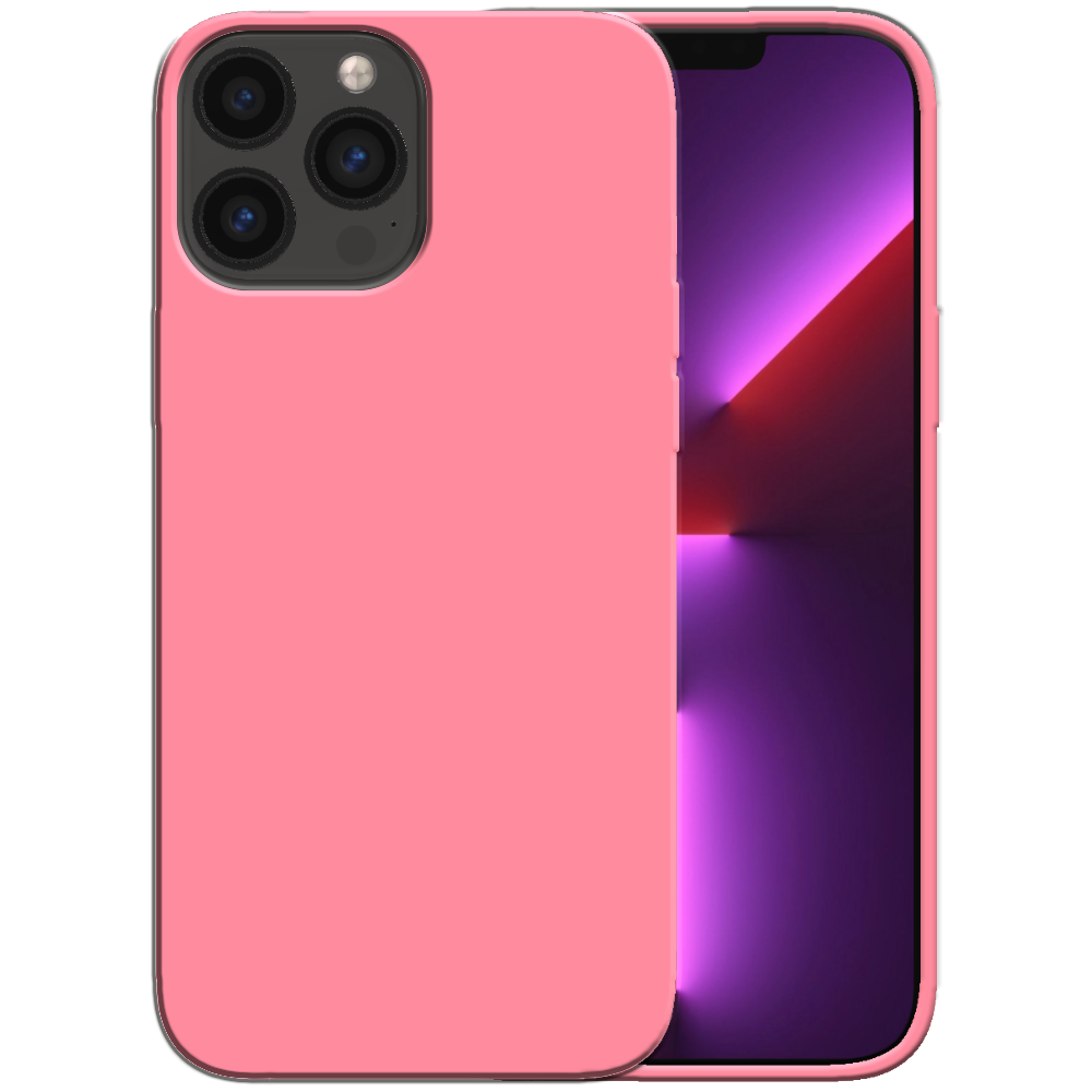 Siliconen hoesje voor iPhone 13 Pro Max
  case met zachte binnenkant - Roze