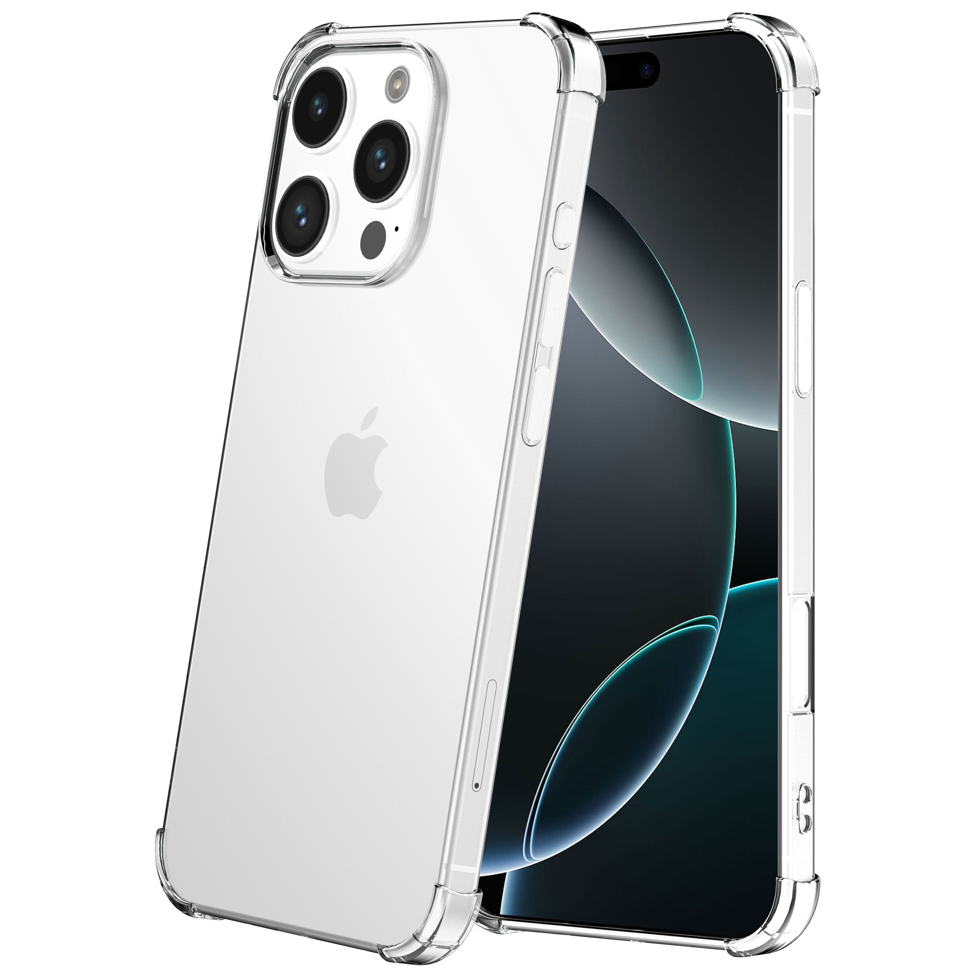 Telefoonhoesje Geschikt voor
  iPhone 16 Pro Transparant Schokbestendig - Shockproof Backcover TPU siliconen
  Hoesje met Stootrand