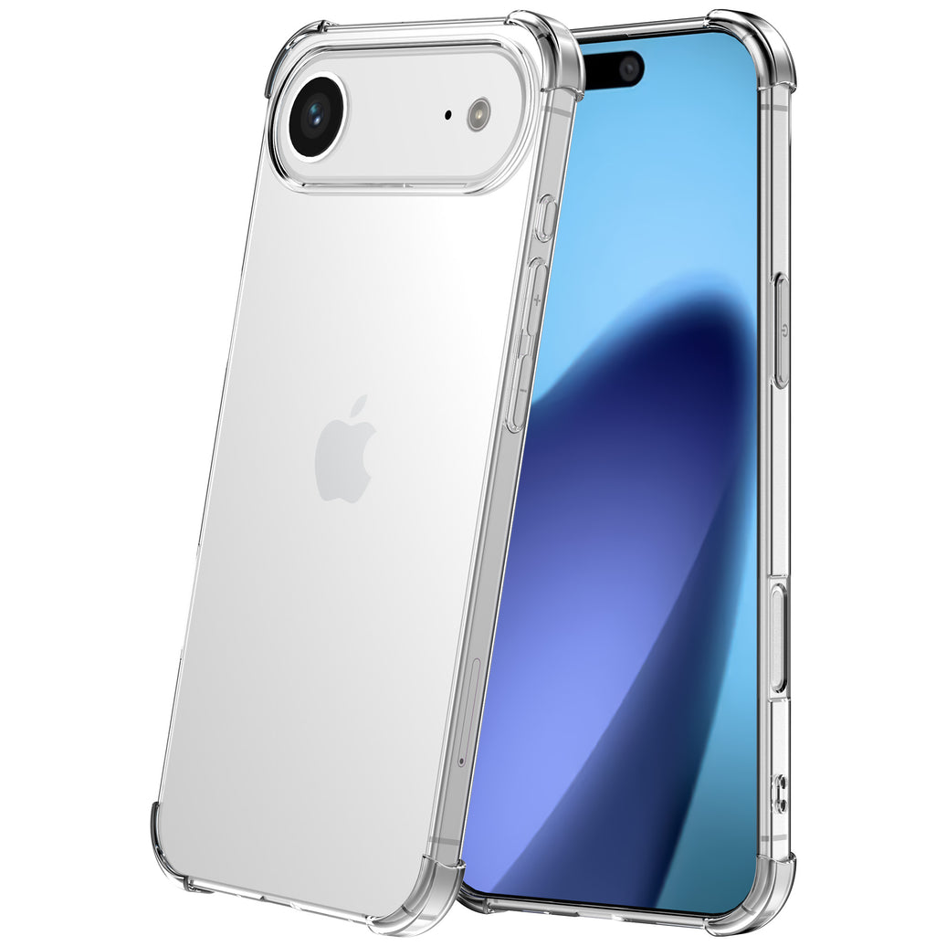 Geschikt voor iPhone 17 Air
  Telefoonhoesje Transparant met Stootrand - Clear Case Shockproof TPU
  Siliconen Back Cover Case Doorzichtig - Smartphonica